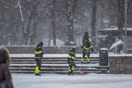 Solenie chodników w Wilnie. Odpowiedzi na najczęstsze pytania, fot. VRT