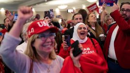 Tuesday’s results ensured Republicans would be able to help Trump appoint conservative judges and other government personnel if he wins the presidential race. Photo by Sarah Rice/Getty Images