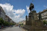 The epic statue of St. Wenceslas was finally unveiled in 1913. Photo: Wolfgang Kaehler/LightRocket via Getty Images 