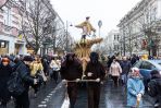 Zapusty w Wilnie: Tradycyjny pochód i palenie marzanny [fotogaleria], fot. BNS/ Paulius Peleckis