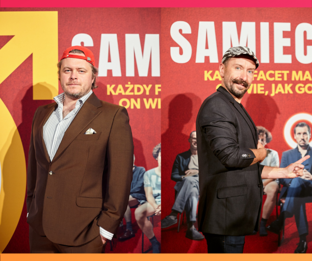 Fot. Ewa Kalinowska/ Tomasz Schuchardt i inni na premierze filmu "Samiec Alfa".