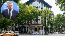 Users of open-source intelligence geolocated Robert Fico to the Capella Hanoi hotel in Vietnam, where he stayed in a luxurious suite costing €5,470 per night. Photo by Janos Kummer/Getty Images, The Hanoian via Wikimedia Commons