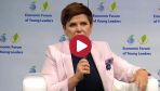 Premier Beata Szydło (fot. TVP Info)
