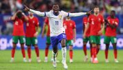 Francia venció a Portugal en los cuartos de final de la Eurocopa 2024, pero no se puede admirar su estilo de juego. Imagen de Robbie Jay Barratt/Getty Images