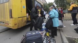 Thousands were slated for evacuation from Kupiansk and several surrounding settlements. Photo: Viacheslav Madiievskyi / Ukrinform/Future Publishing via Getty Images