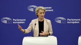 Ursula von der Leyen has secured a second term as EC chief. Photo: EPA/RONALD WITTEK Dostawca: PAP/EPA.