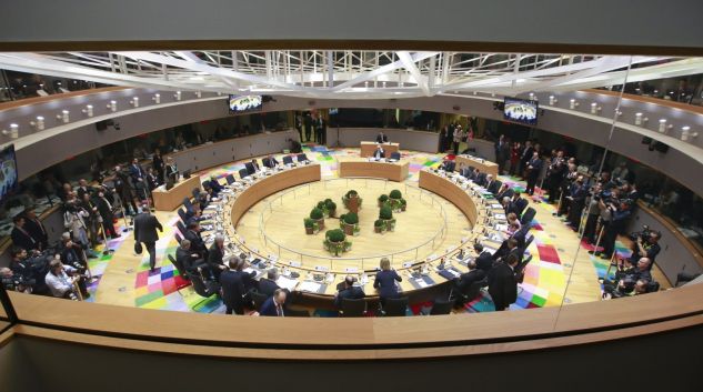 Unijni przywódcy spotkali się na szczycie w Brukseli (fot PAP/EPA/OLIVIER HOSLET)