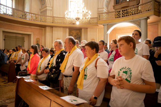 Podążając szlakiem świętego: XI Piesza Pielgrzymka na cześć Księdza Obrembskiego [fotogaleria], fot. TVP Wilno/Karina Mieczkowska