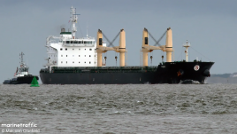 The vessel, Ruby, has raised safety concerns after being denied docking permission by Norwegian authorities earlier this month. Photo: Malcolm Cranfield via marinetraffic.com