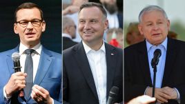 Duda, Morawiecki i Kaczyński są  liderami rankingu zaufania (fot. arch. PAP)