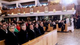 Barbórkowa msza św. z udziałem prezydenta Andrzeja Dudy (fot. PAP/Tomasz Wiktor)