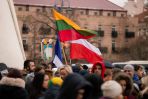 Solidarność i pamięć: Marsz młodzieży w dniu 16 lutego [fotogaleria], fot. TVP Wilno/Karina Mieczkowska