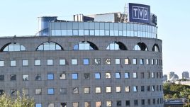 The building of the Polish state television TVP. Photo: PAP arch.