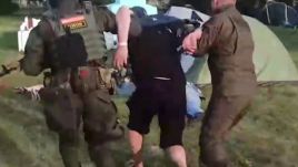 Photo: Screen capture from a video published by the Belarusian Ministry of Internal Affairs; via Nasha Niva