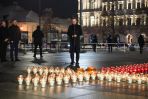 Wystąpienie prezydenta Andrzeja Dudy podczas uroczystości zapalenia "Światła Wolności"  (fot. PAP/Andrzej Lange)
