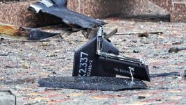 Remains of a drone used by Russia in one of the attacks on Odesa. Photo: PAP archive