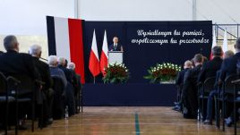 W Skierbieszowie prezydent uczestniczył w uroczystościach z okazji 80. rocznicy wysiedleń z Zamojszczyzny (fot. KPRP/Jakub Szymczuk)