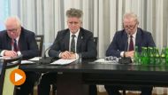 Senacka komisja obradowała ws. uchylenia immunitetu marszałkowi Senatu Tomaszowi Grodzkiemu (fot. TVP)