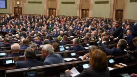 Wcześniej Sejm nie zgodził się na wniosek o odrzucenie projektu; (fot. Twitter/@KancelariaSejmu)