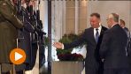 Powitanie prezydenta Estonii Alara Karisa przez prezydenta Andrzeja Dudę (fot. TVP)