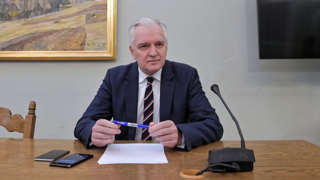 Były minister sprawiedliwości, obecny wicepremier i minister nauki Jarosław Gowin (fot. PAP/Marcin Obara)