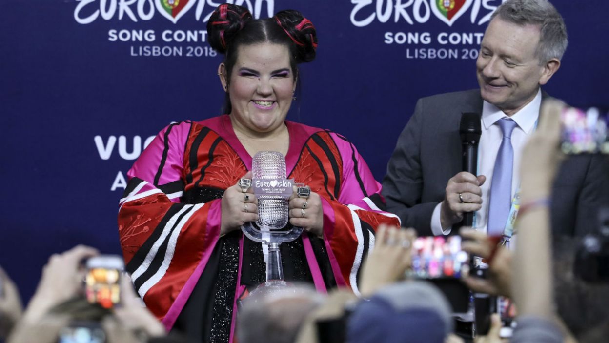 Europa zdecydowała. Bezkonkurencyjna okazała się Netta i utwór „Toy”. A to znaczy, że przyszłoroczny finał odbędzie się w Izraelu (fot. PAP/EPA)