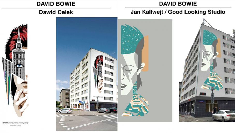 W Warszawie Powstanie Mural Ku Czci Davida Bowiego Tvp Info