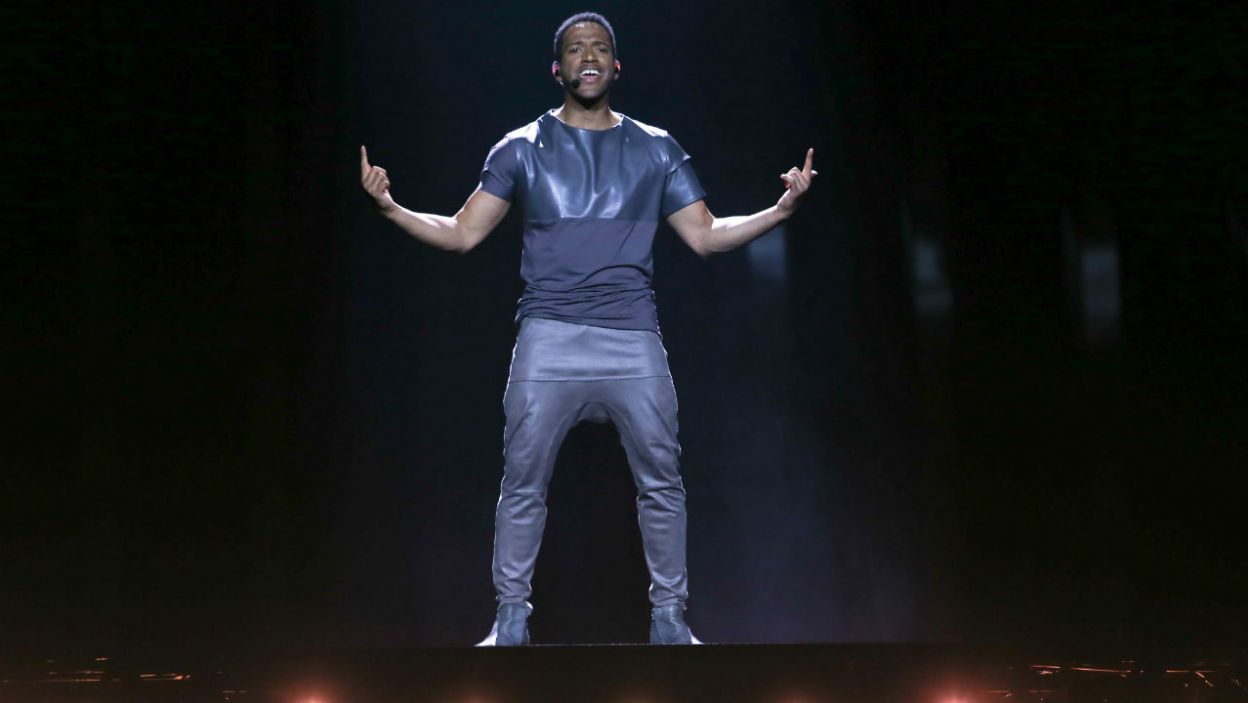Tego głosu nie da się zapomnieć. Cesár Sampson w utworze „Nobody But You” reprezentował Austrię (fot. PAP/EPA)
