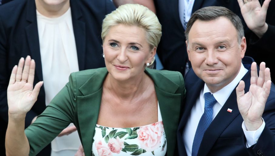 Жена президента польши