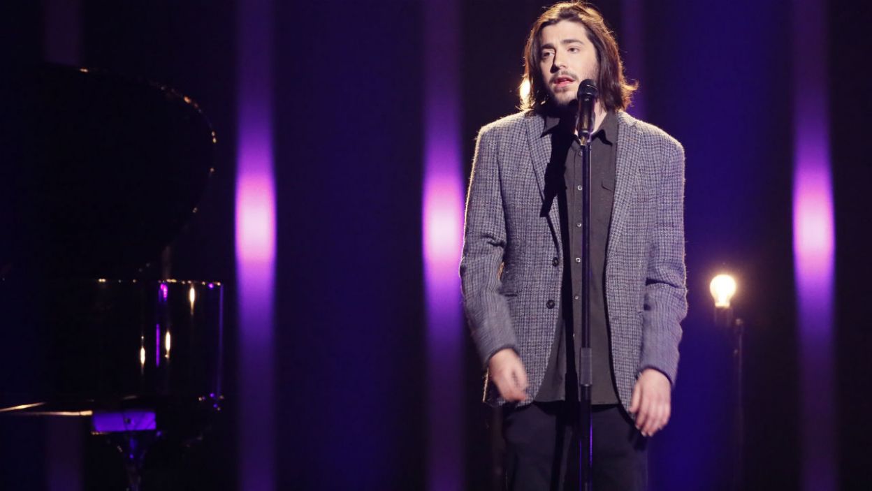 Podczas finału nie mogło zabraknąć zeszłorocznego zwycięzcy Eurowizji. Salvador Sobrala zaśpiewał po raz pierwszy po przeszczepie serca (fot. Andreas Putting/eurovision.tv)