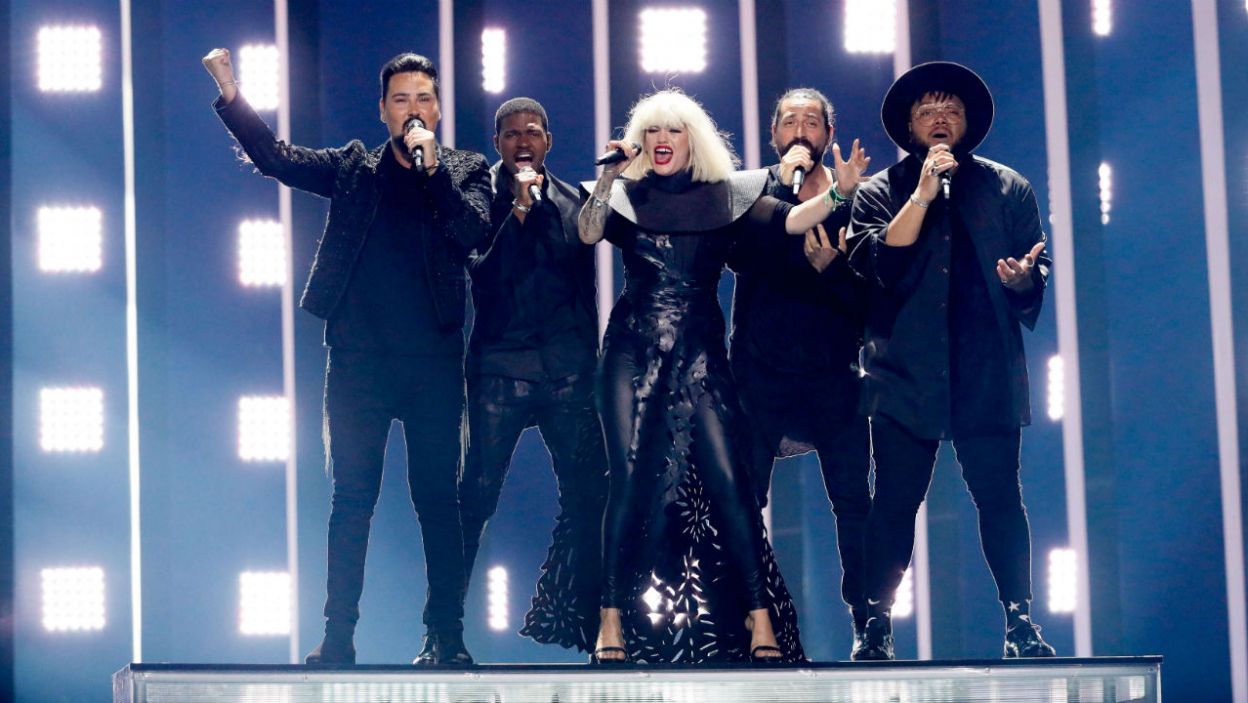 Występ Equinox był nieco chaotyczny, ale utwór „Bones” zrobił wrażenie na widzach. Czy Bułgaria stanęła na podium? (fot. Andreas Putting/eurovision.tv)