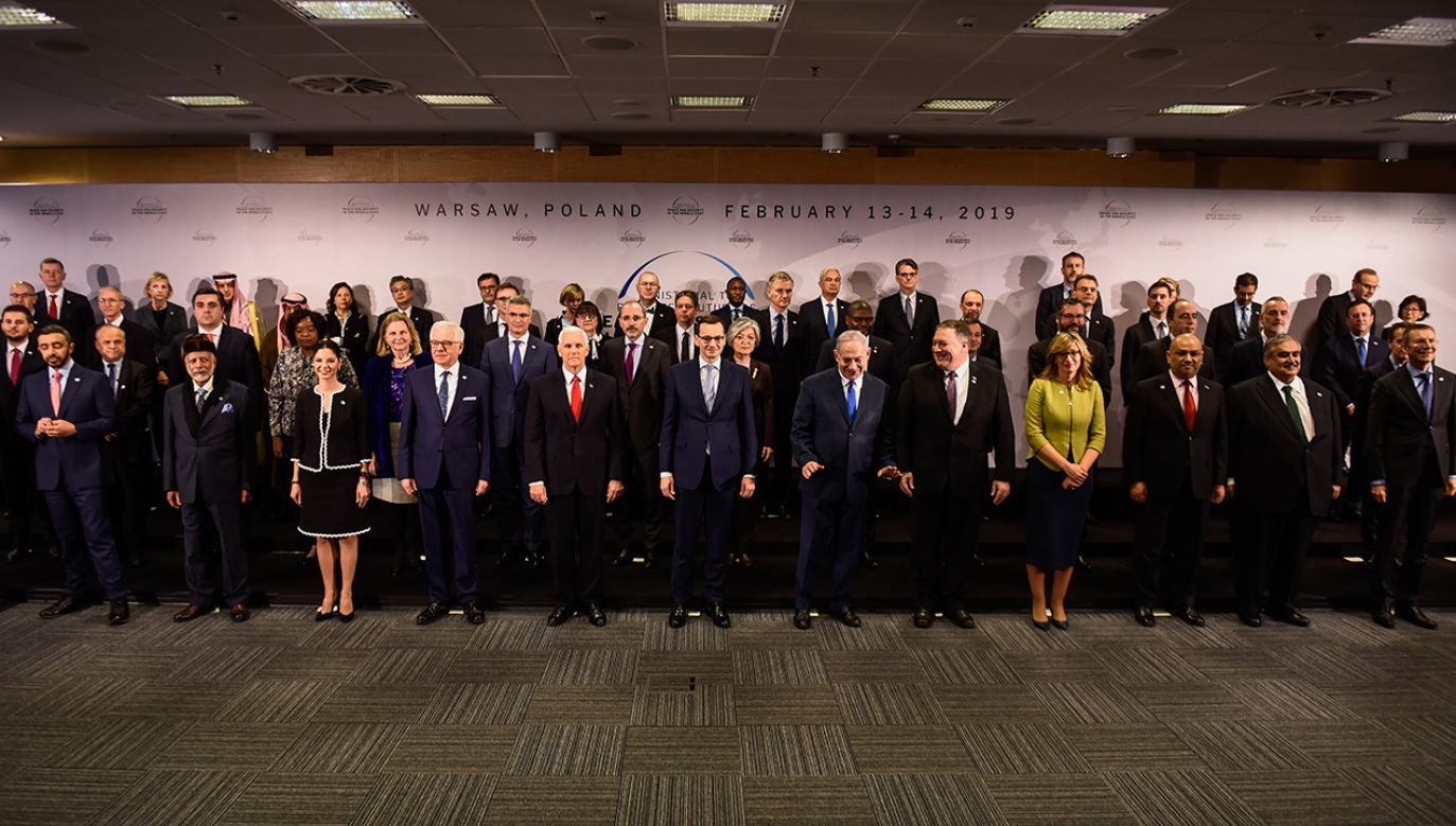 W organizowanym przez Polskę i Stany Zjednoczone spotkaniu wzięli udział przedstawiciele 62 krajów (fot. REUTERS/Kacper Pempel)